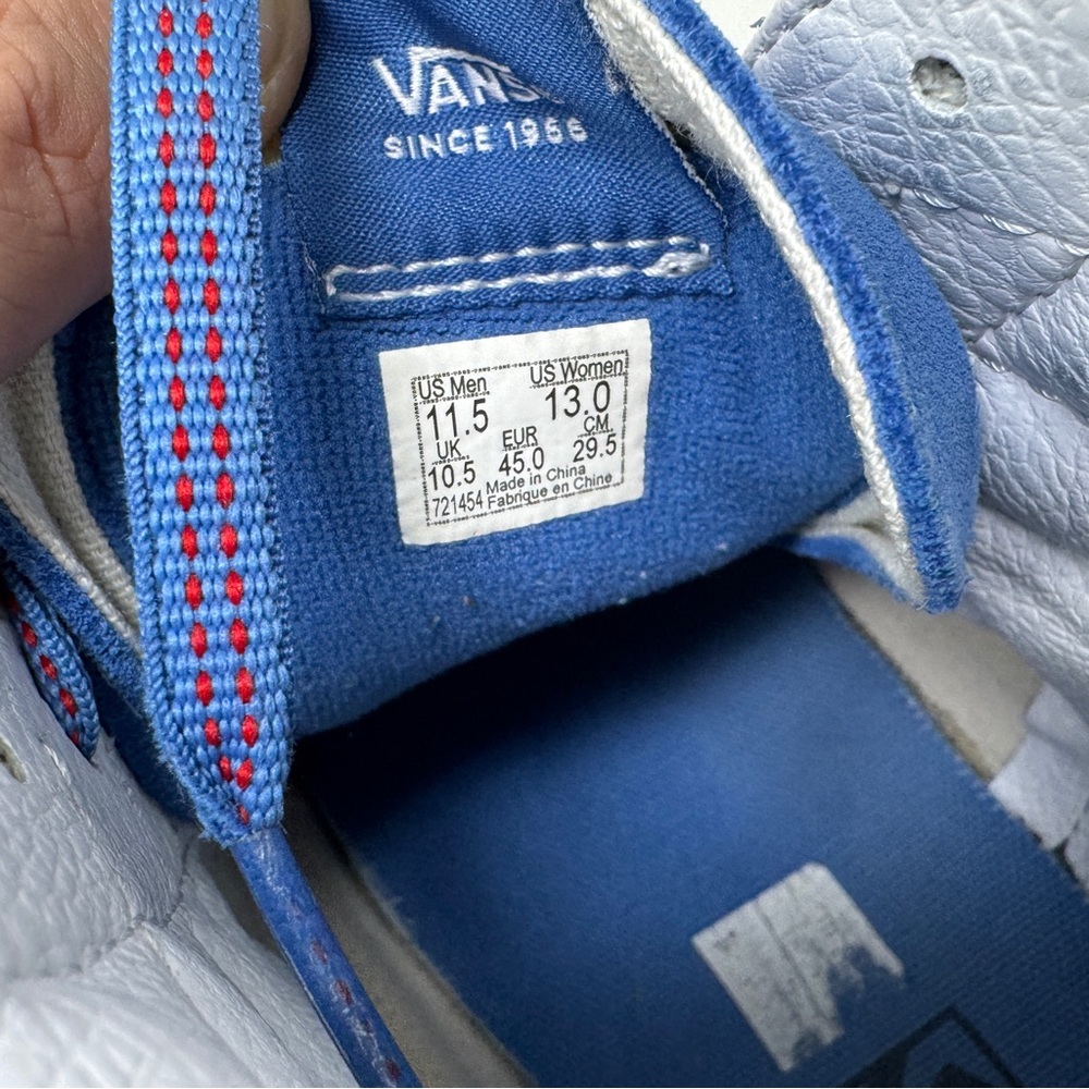Vans women’s size 13 Sk8-Hi Sport Pop Vallartabl/Red white & blue - Picture 10 of 13